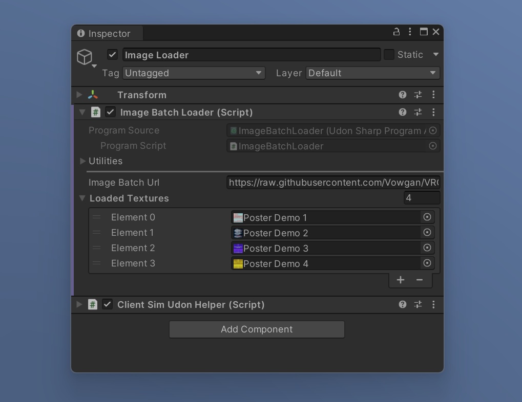 Image Batcher | VRChat World Prefab