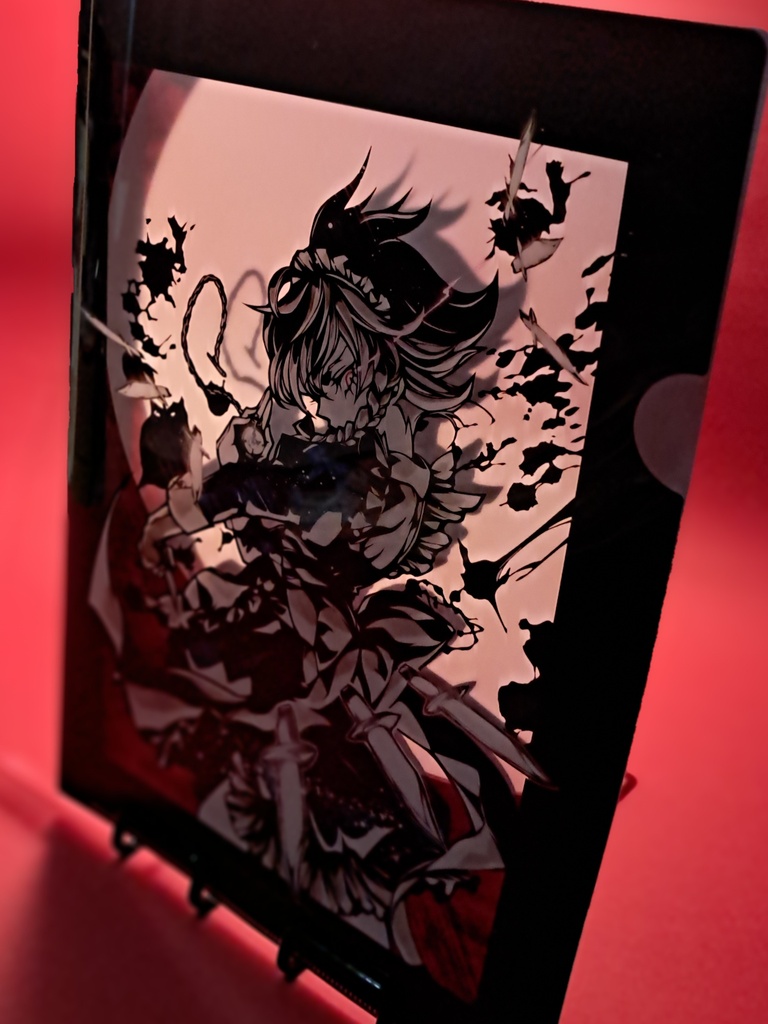 【2026年秋新柄追加】東方 切り絵柄クリアファイル