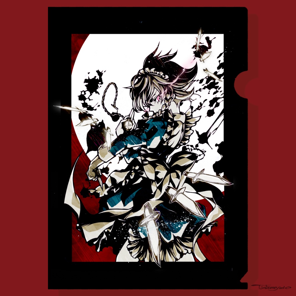 【2026年秋新柄追加】東方 切り絵柄クリアファイル
