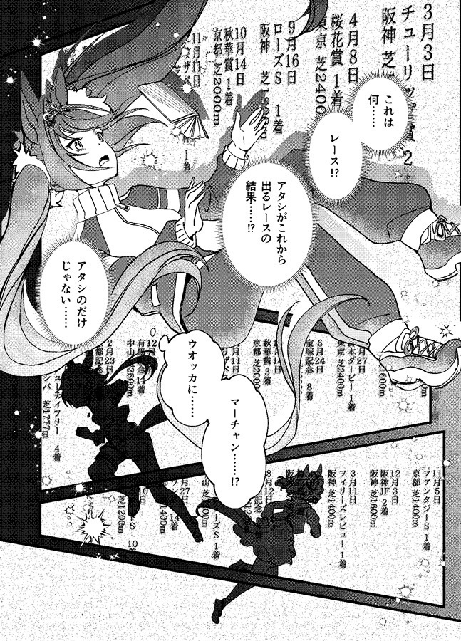 ウマ娘漫画 ある緋色の運命