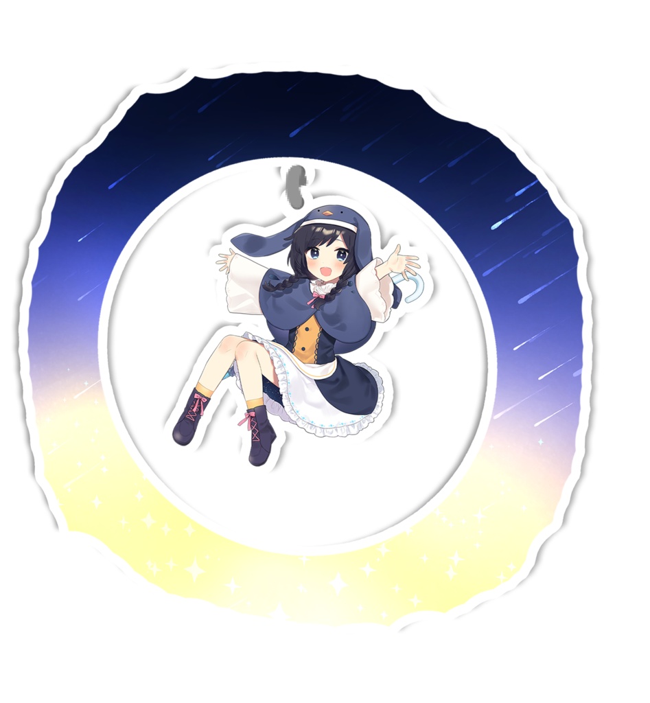 雨傘つゆり(キービジュアル) ぶらぶら揺れるアクリルフィギュア