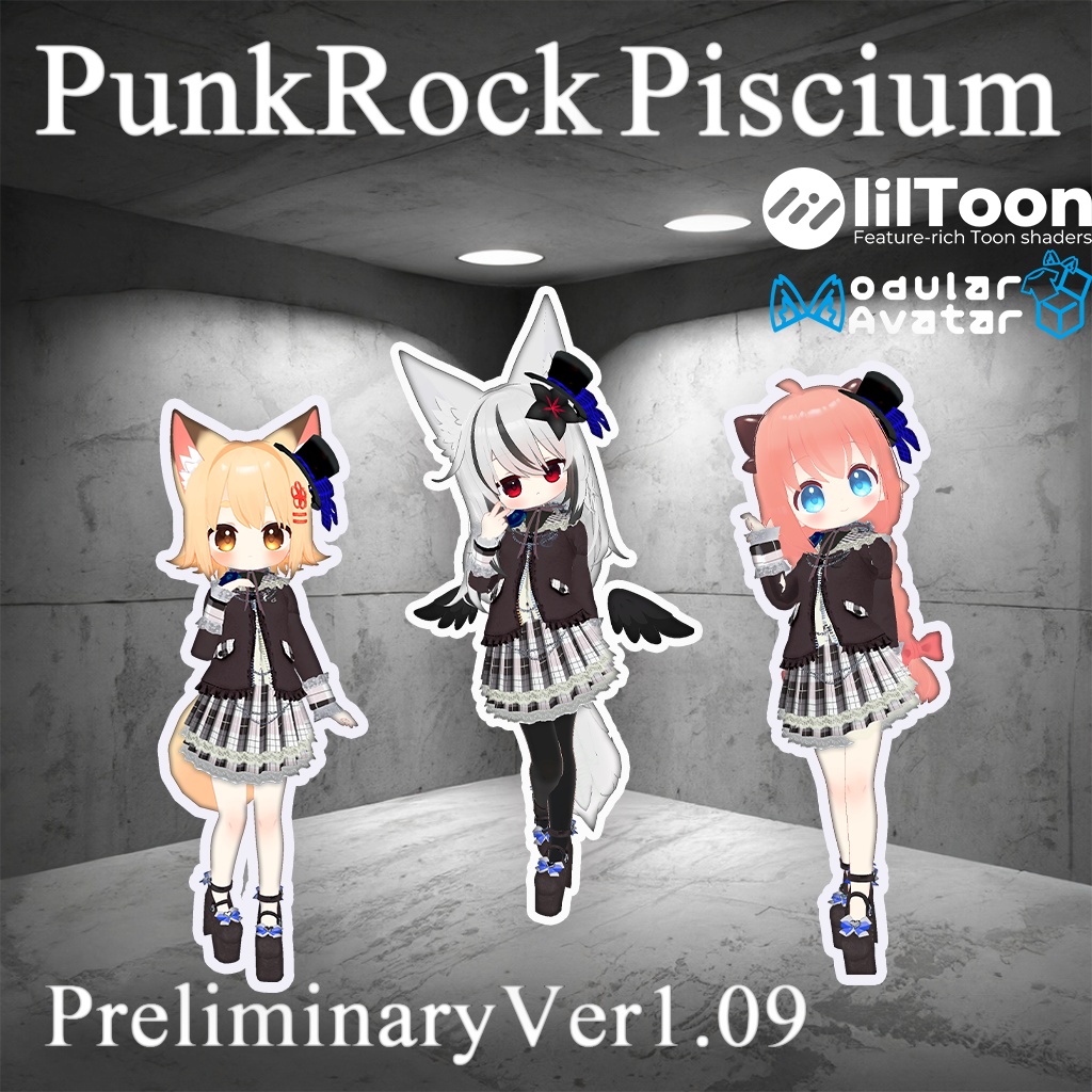 【23アバター対応】PunkRock Piscium_PreliminaryVer1.09