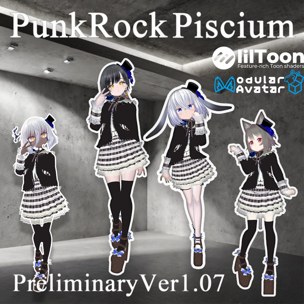 【10アバター対応】PunkRock Piscium_PreliminaryVer1.07