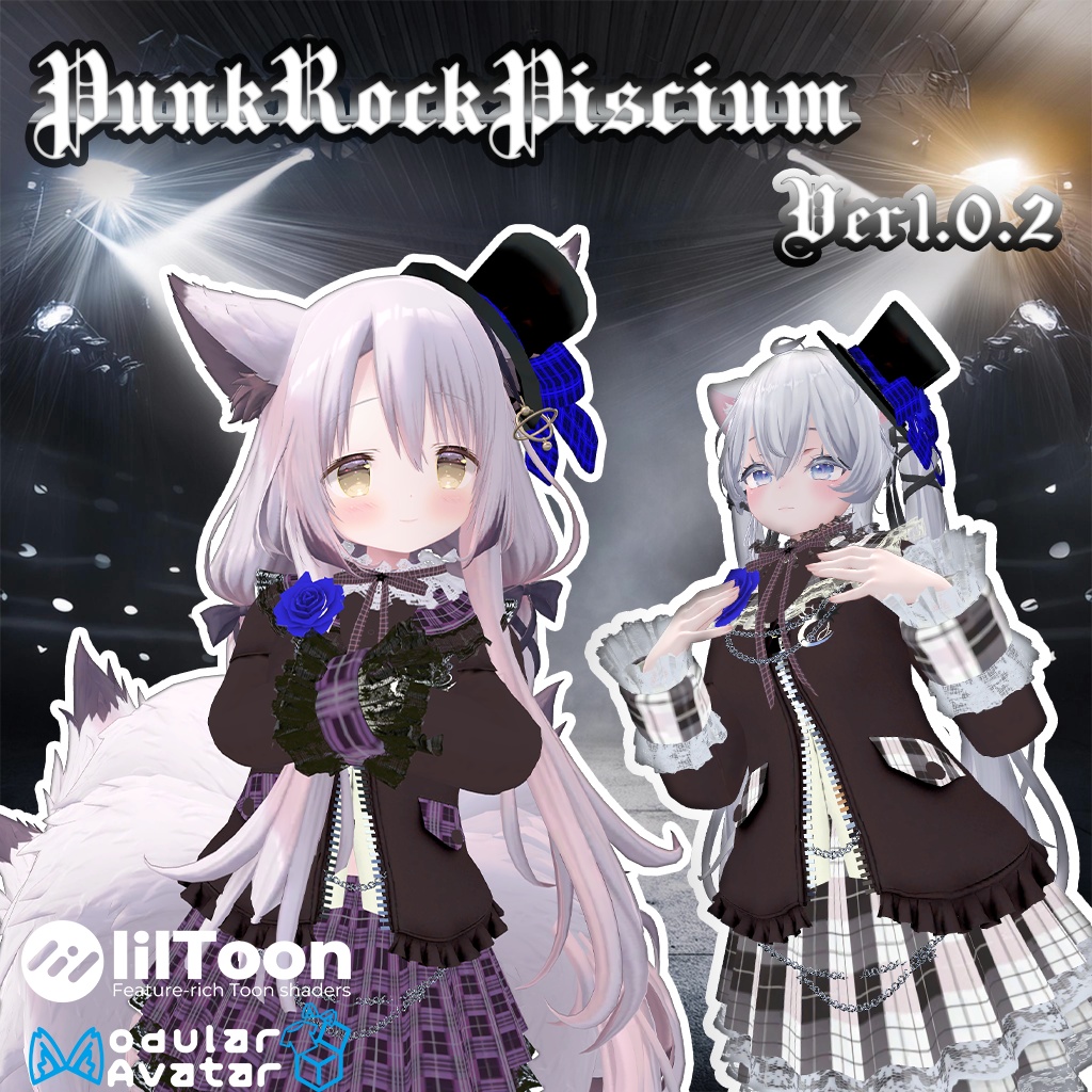 【44アバター対応】PunkRock PisciumVer1.0.2【複数アバター対応】