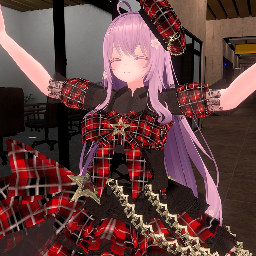 【47アバター】ShiningStarDresACT2Ver2.0.1【複数アバター対応】