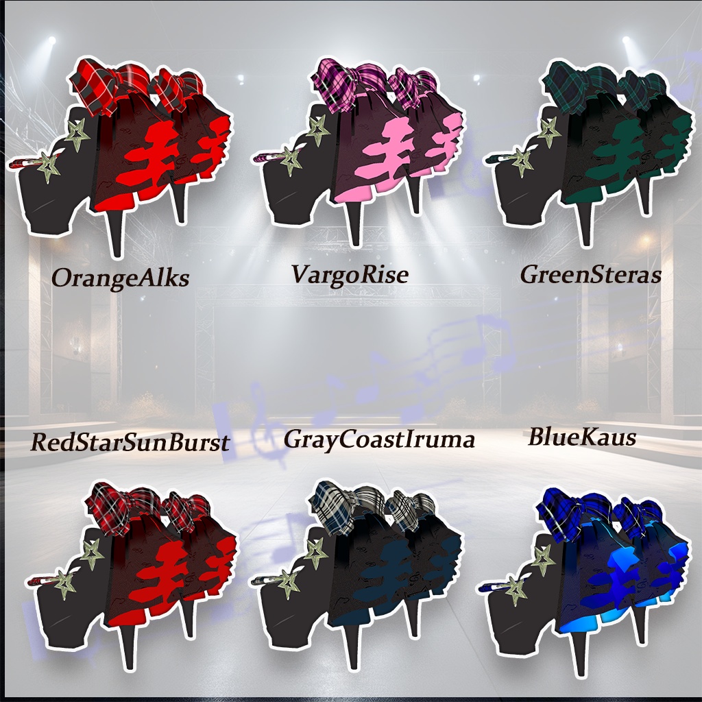 【47アバター】ShiningStarDresACT2Ver2.0.1【複数アバター対応】