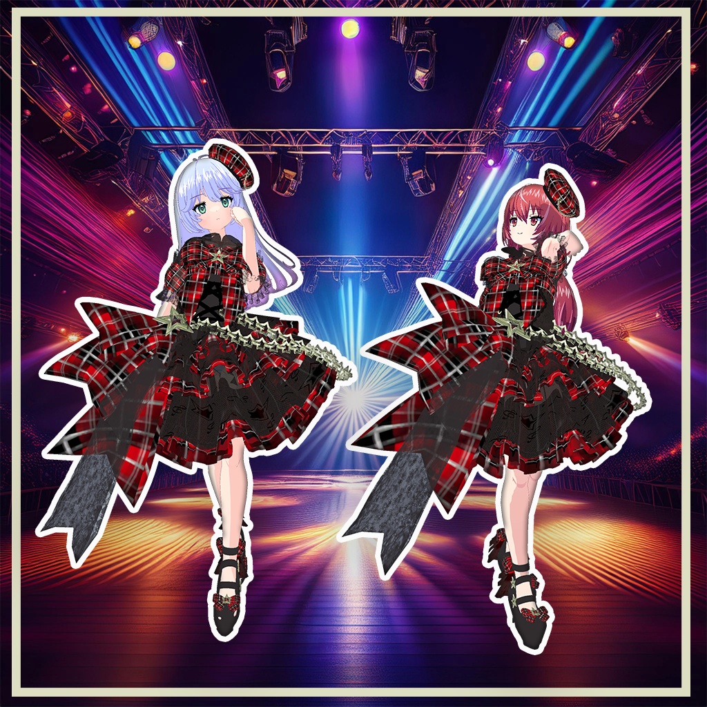 【47アバター】ShiningStarDresACT2Ver2.0.1【複数アバター対応】