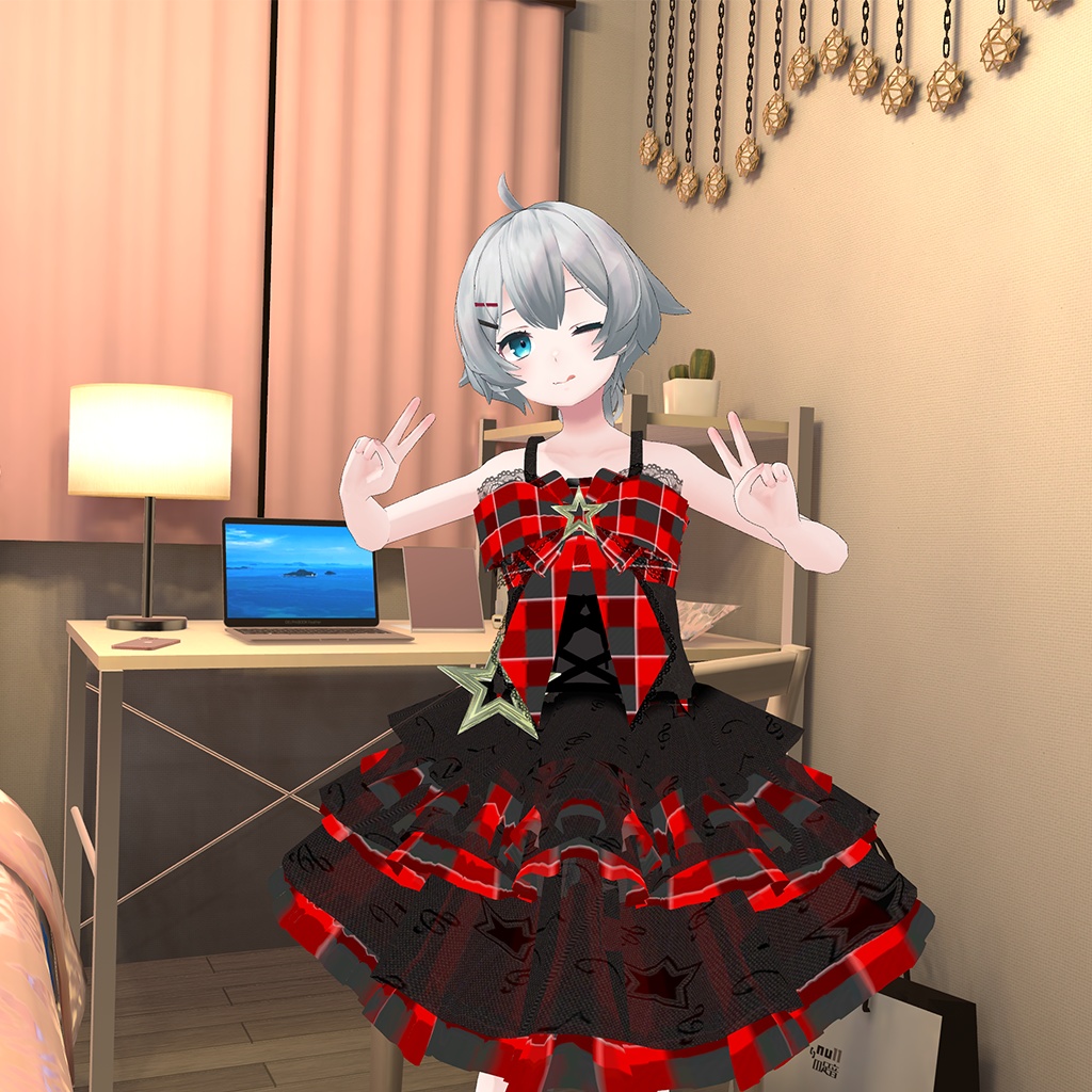 【47アバター】ShiningStarDresACT2Ver2.0.1【複数アバター対応】