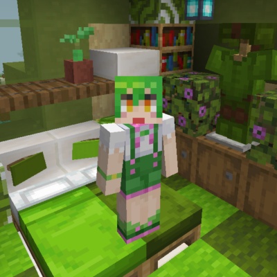 【無料配布】Minecraft用 ずんだもんスキン ver.1.1