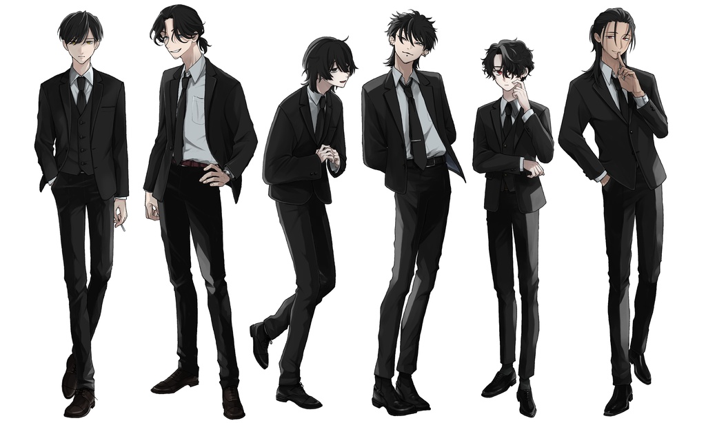 【無料/投げ銭】フリー立ち絵④ スーツ男性