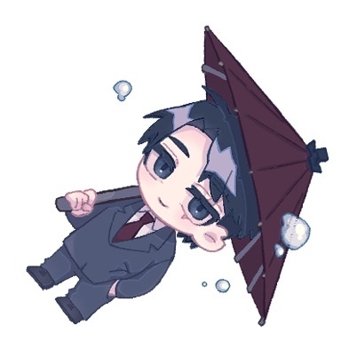 雨の日水木さんアンブレラマーカー