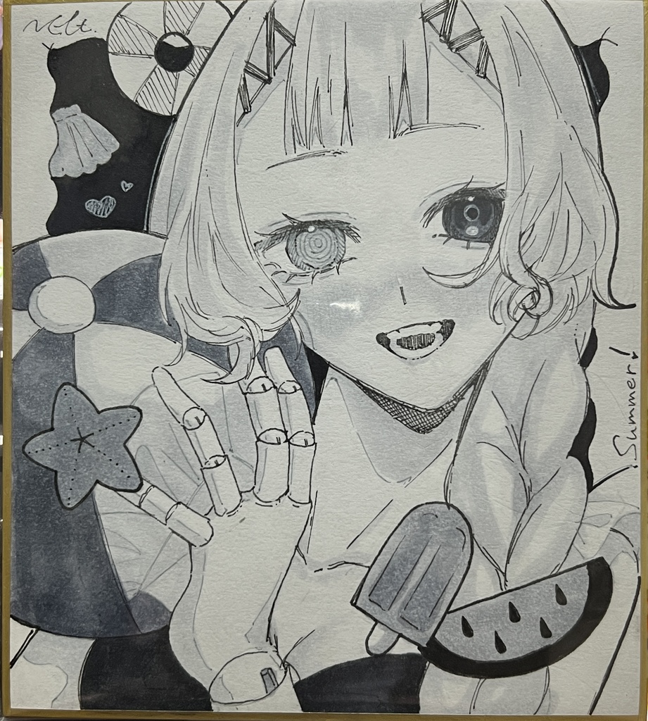 イラスト色紙　ステリィ