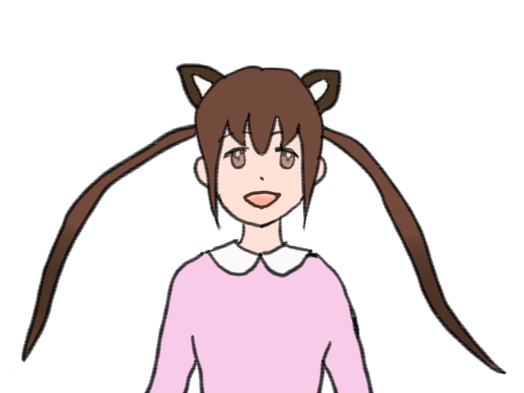 【配信者イラスト素材】オリジナルキャラ「ミイタン」表情６種類