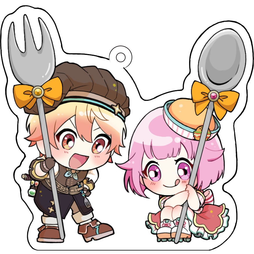 お料理調査隊アクスタキーホルダー