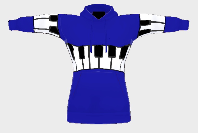 【全アバター対応】なりきりK・BlacKパーカー(Xwear形式ファイル)単品&フルセット