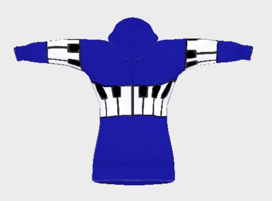 【全アバター対応】なりきりK・BlacKパーカー(Xwear形式ファイル)単品&フルセット