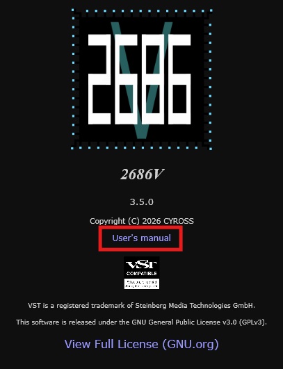 レトロゲーム音源VST「2868V」