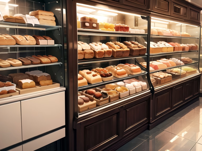 パン屋の背景素材