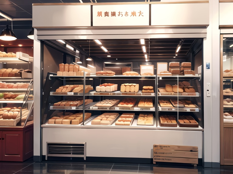 パン屋の背景素材