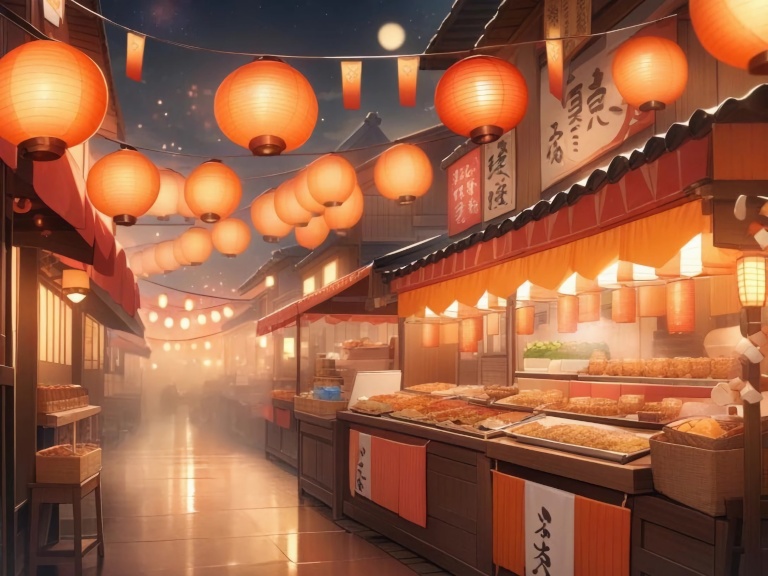 祭りの背景素材