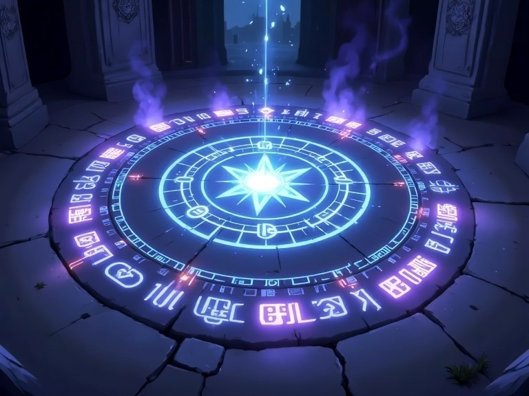 魔法陣の背景素材