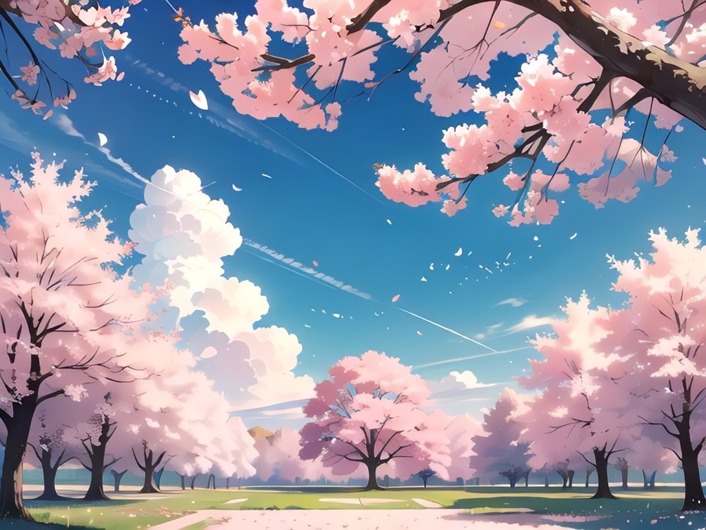 桜の背景素材