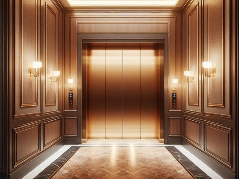 エレベーターの背景素材