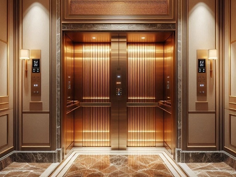 エレベーターの背景素材