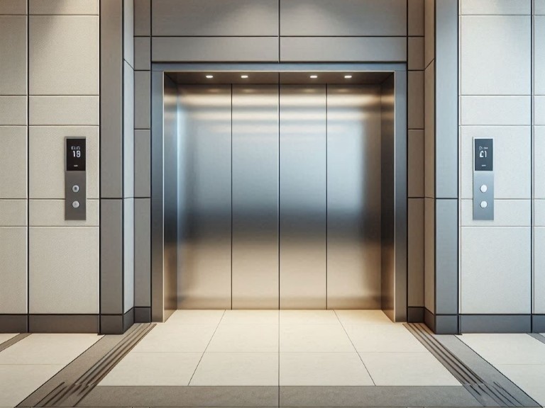 エレベーターの背景素材