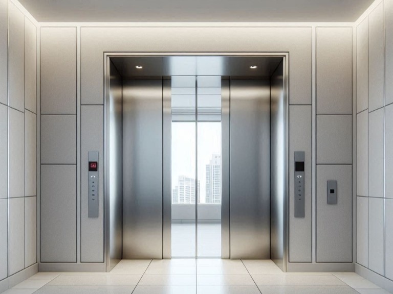 エレベーターの背景素材