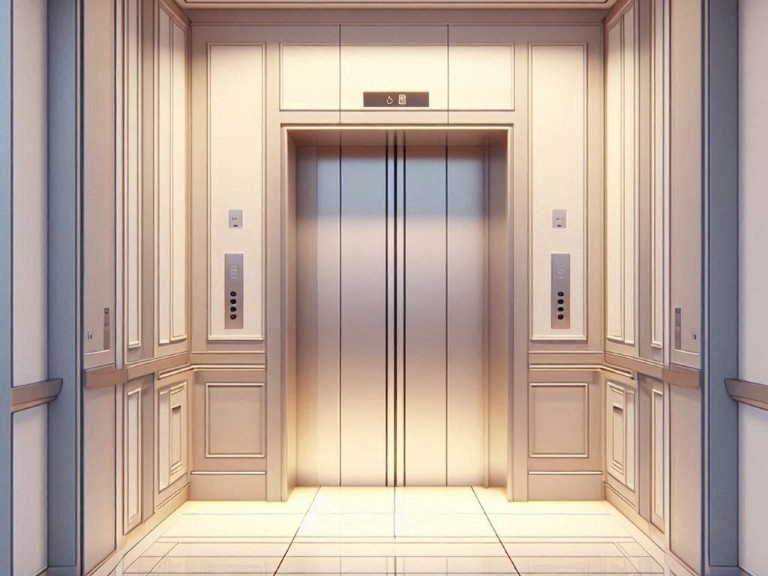 エレベーターの背景素材
