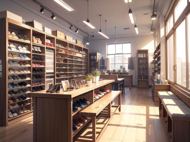 靴屋の背景素材