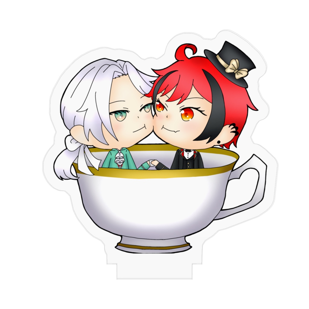 琴鍵ティーカップアクスタ(自卓)