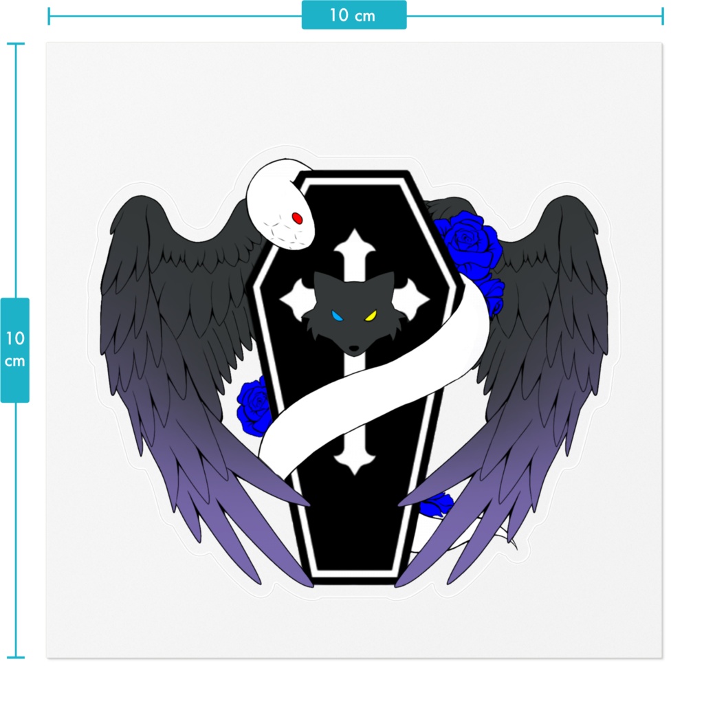 狼邇狂 紋章ステッカー