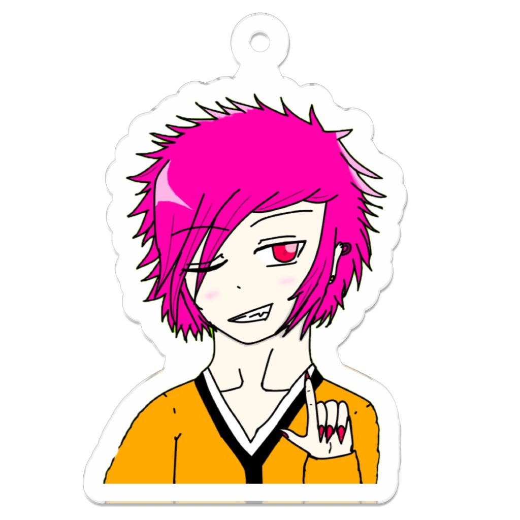 春虎 クリアキーホルダー