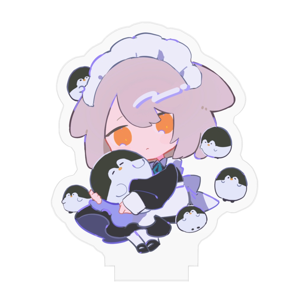 うちの子アクリルスタンド ふわふわペンギン