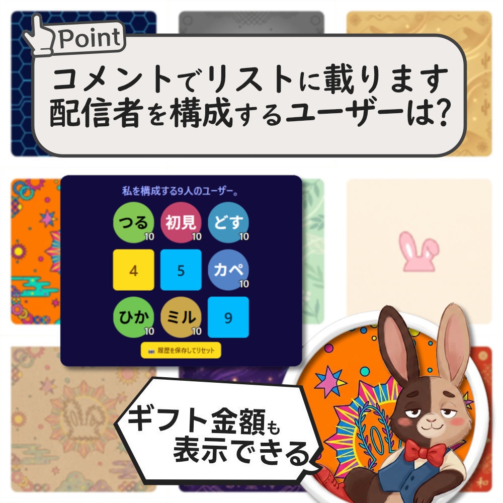 【無料版あり】おみくじ BOT 私を構成する 9 人のユーザー。 OmikujiBot MyNineViewers