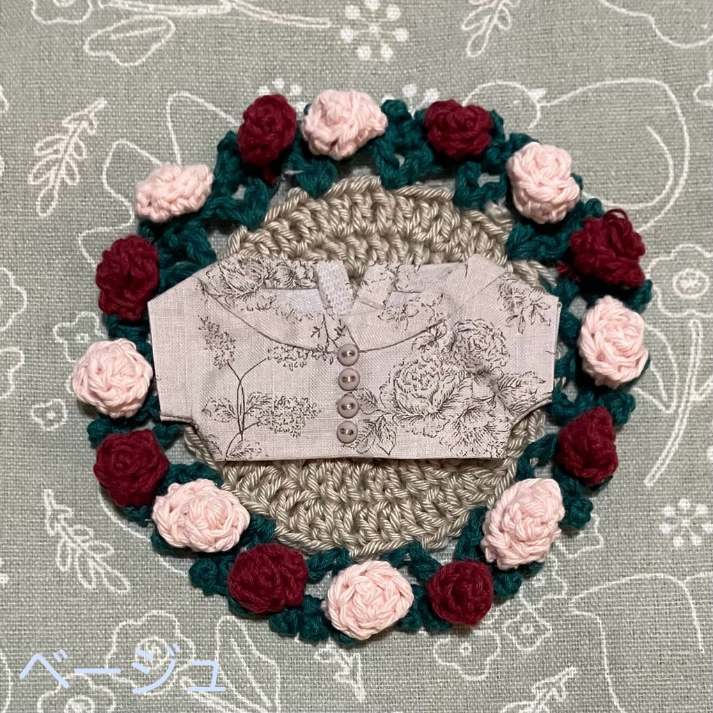 New☆レトロローズシャツ☆よりぬいミニサイズ