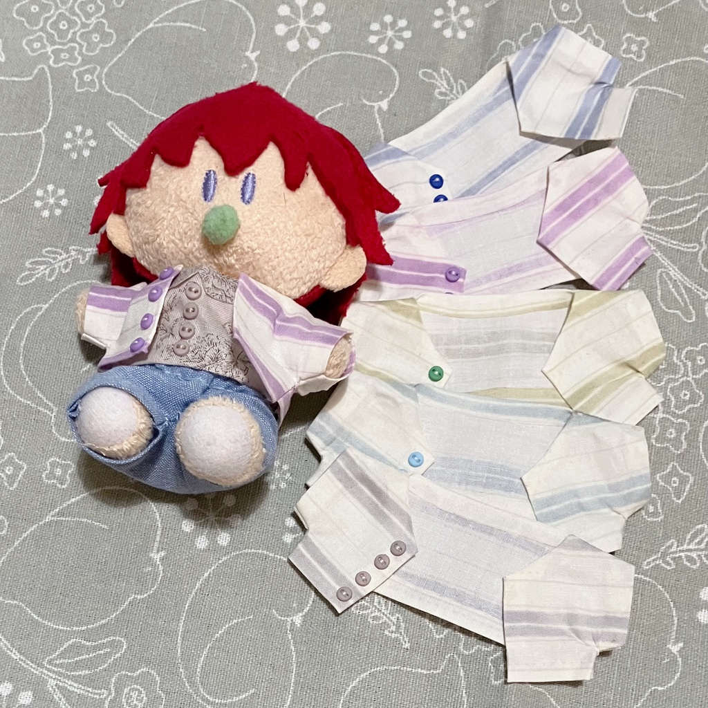 New☆ボーダーカーディガン☆よりぬいミニサイズ