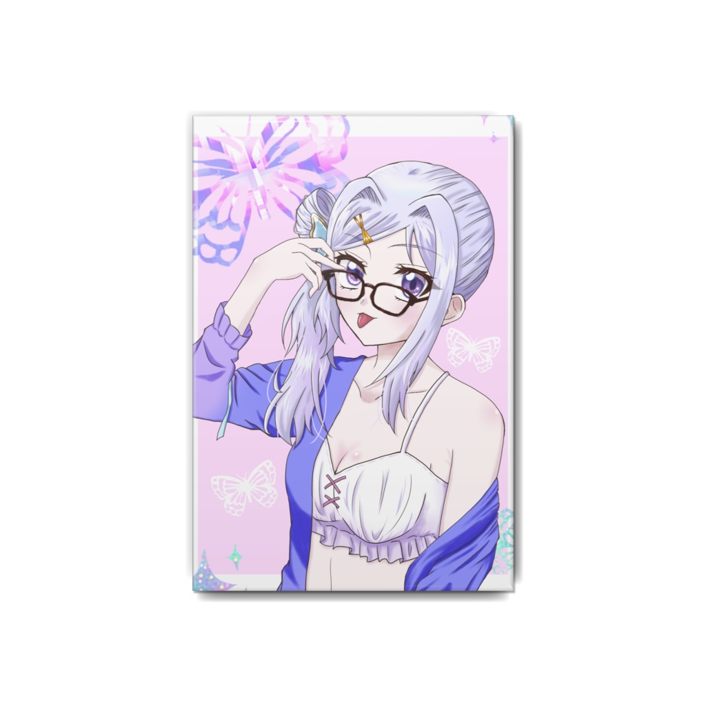 部屋着衣装缶バッジ