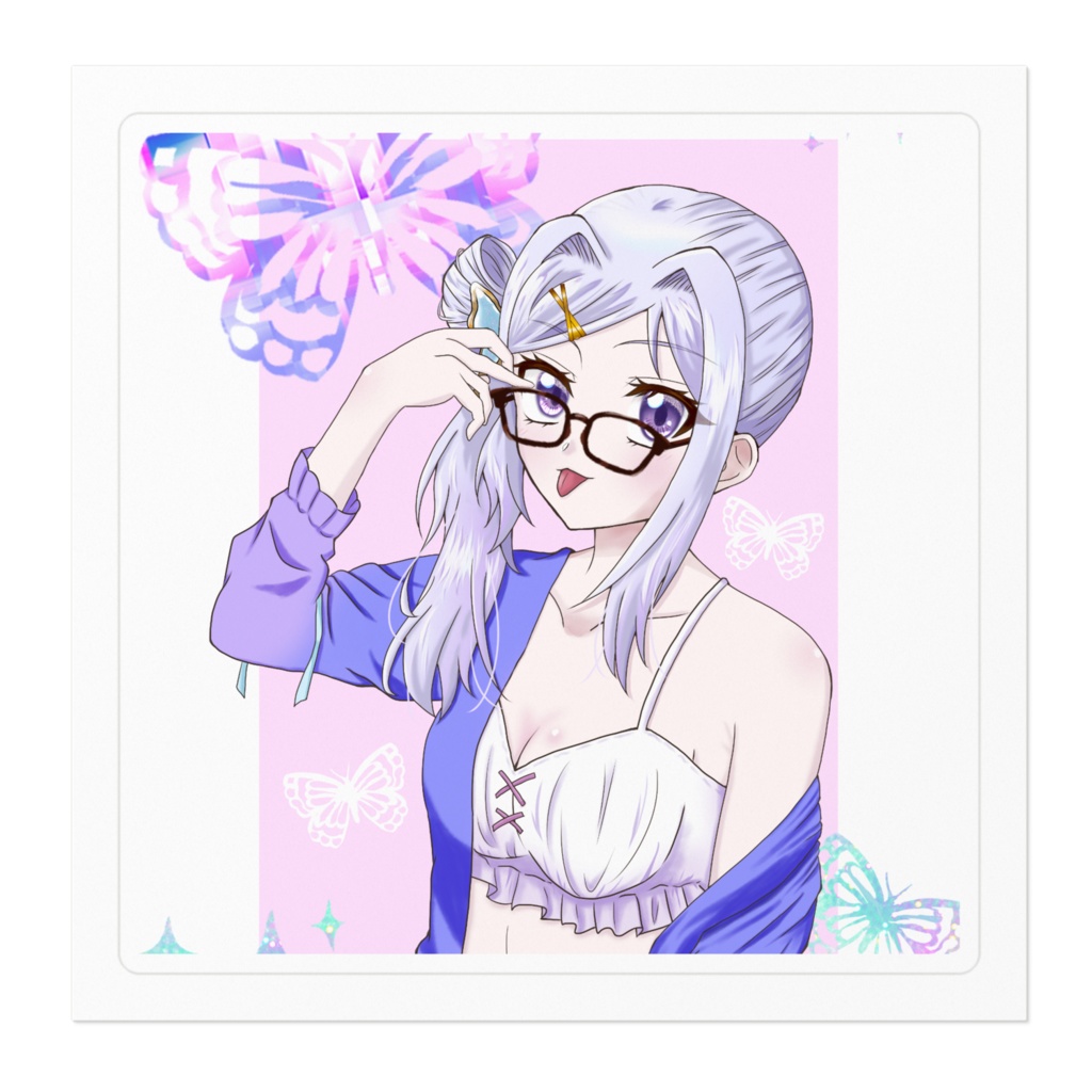 部屋着衣装ステッカー