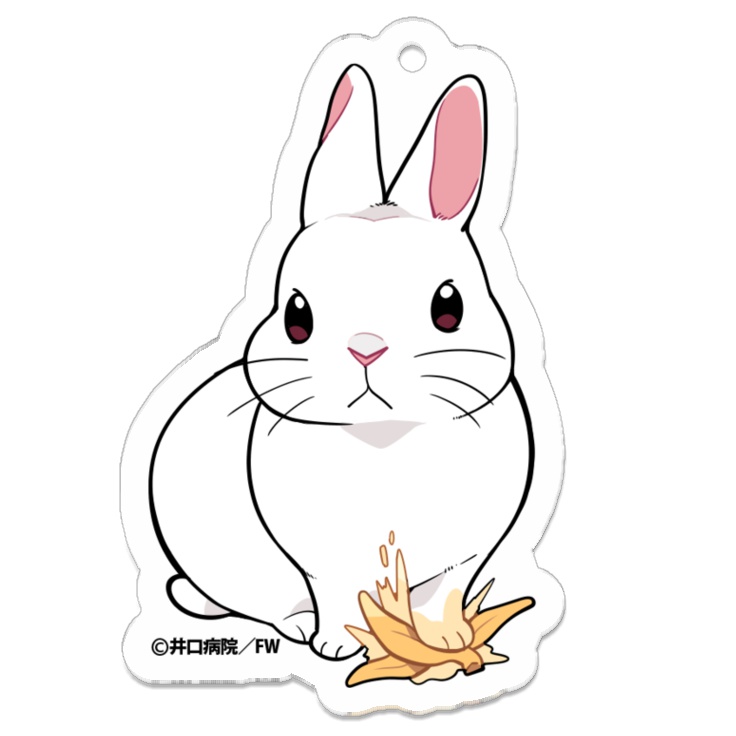 【受注生産】うさぎは正義 アクリルキーホルダー(ボス / ぽぽたむさま )【3/31まで】