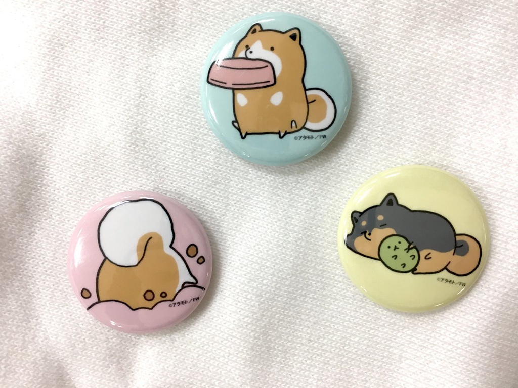 【受注生産】たるしば 缶バッジ (3種)【3/31まで】