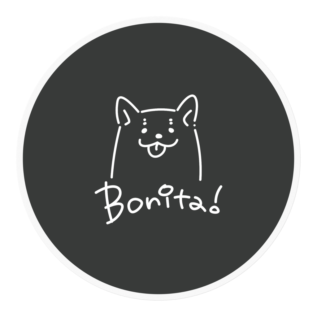 Bonita!ステッカー柴