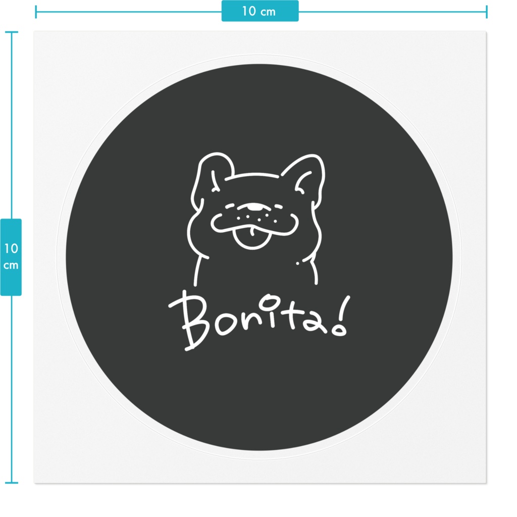 Bonita!ステッカーフレブル