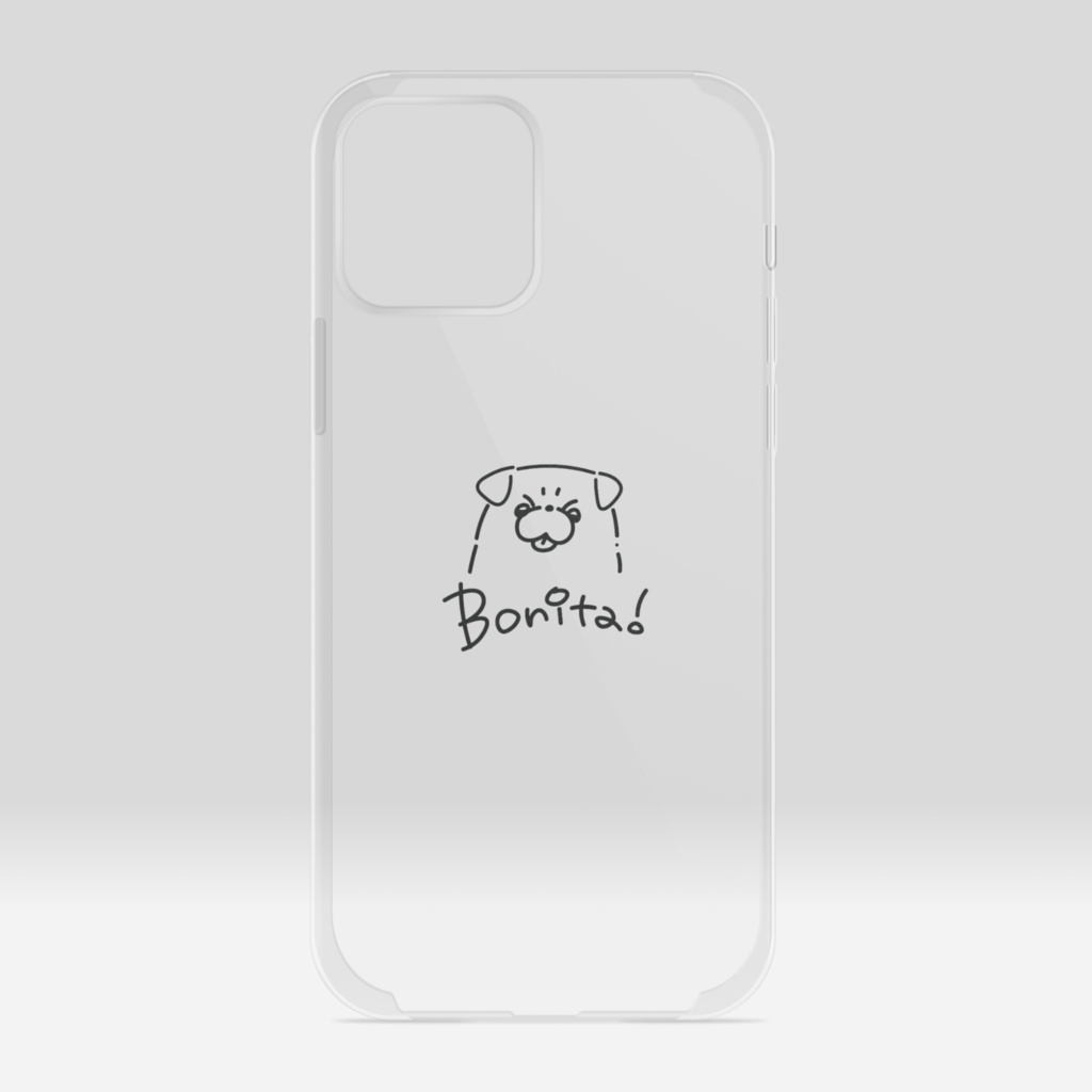 iPhone12ケースパグ