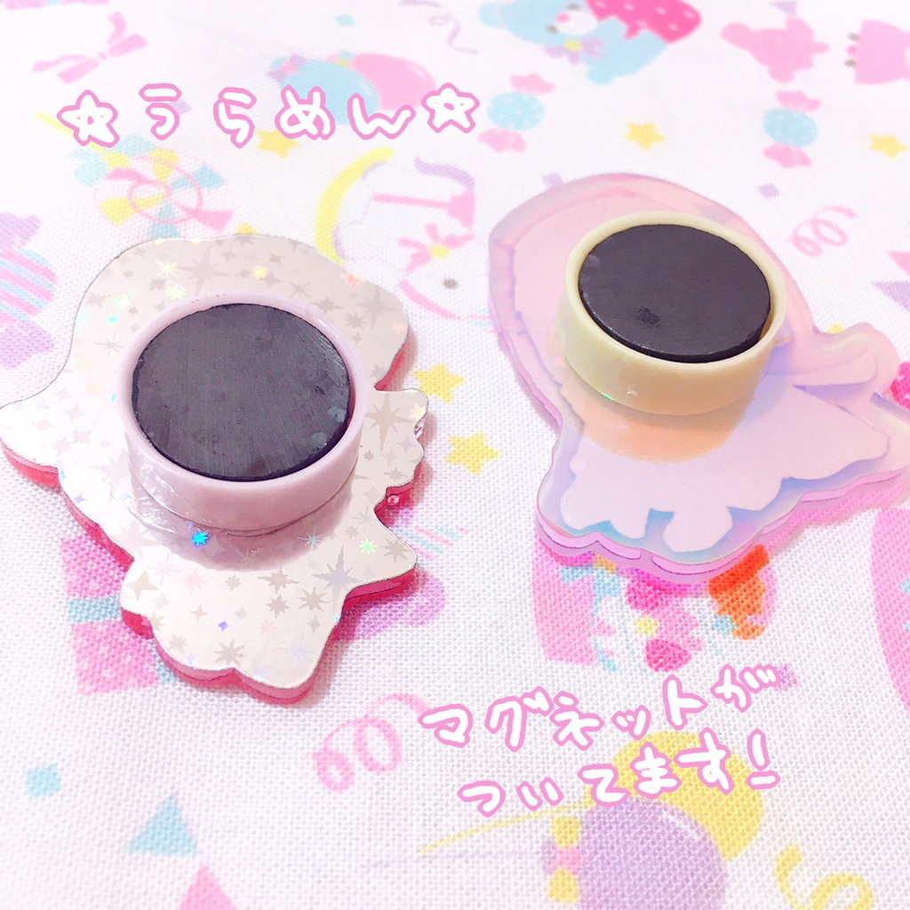 🦇くろまじょさんアクリルマグネット🦇