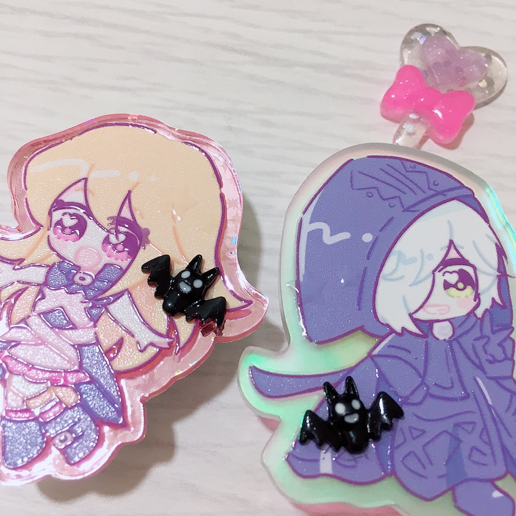 🦇くろまじょさんアクリルマグネット🦇