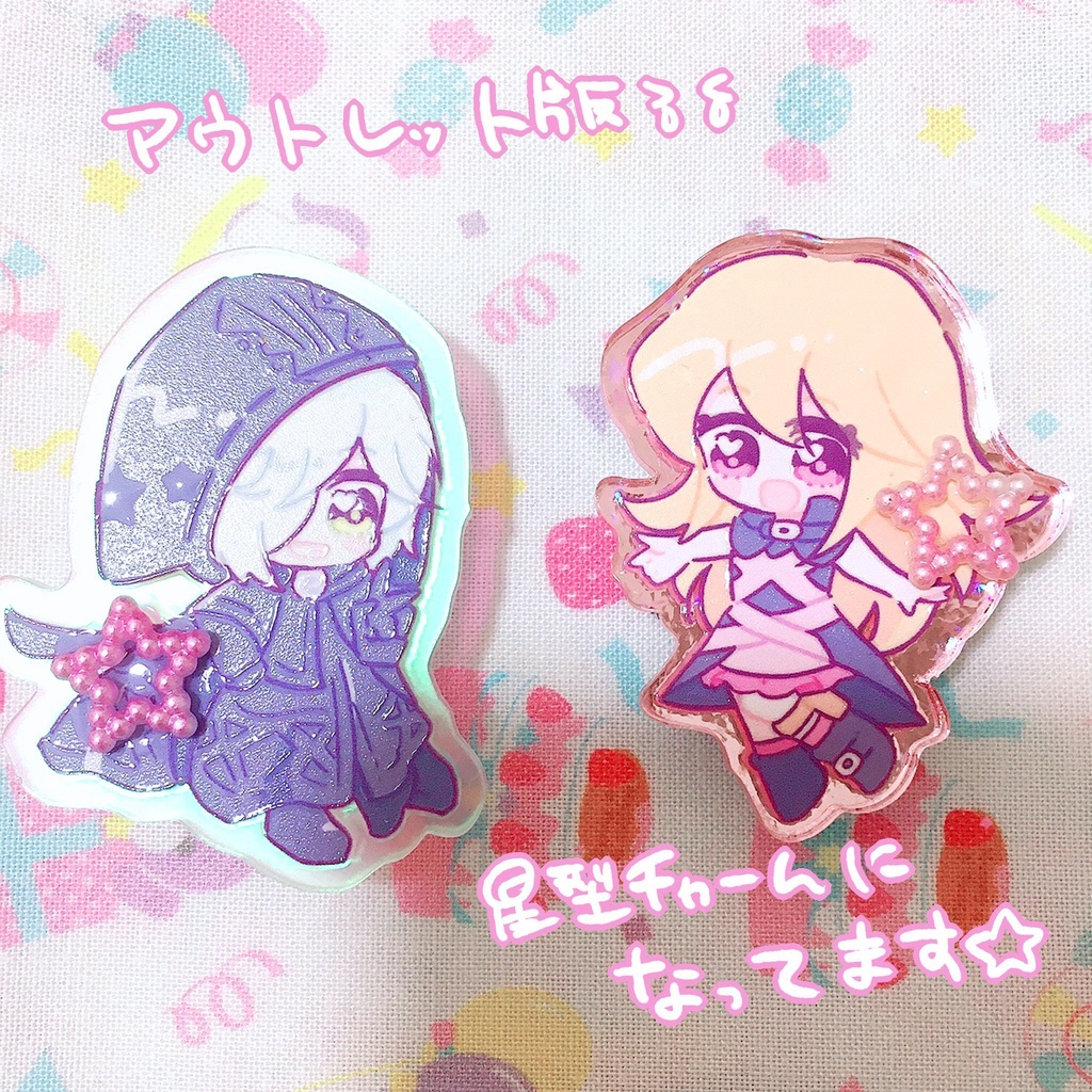 🦇くろまじょさんアクリルマグネット🦇