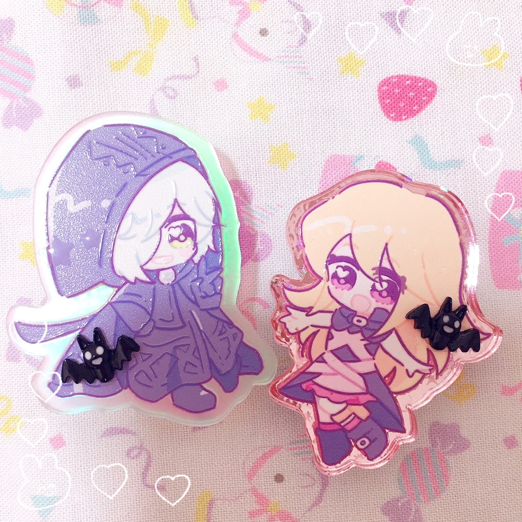 🦇くろまじょさんアクリルマグネット🦇